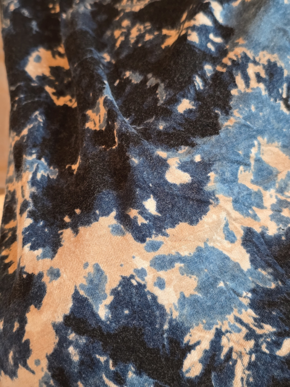 Cato Blue, Black & Cream Abstract Print Top - Picture 6 of 6